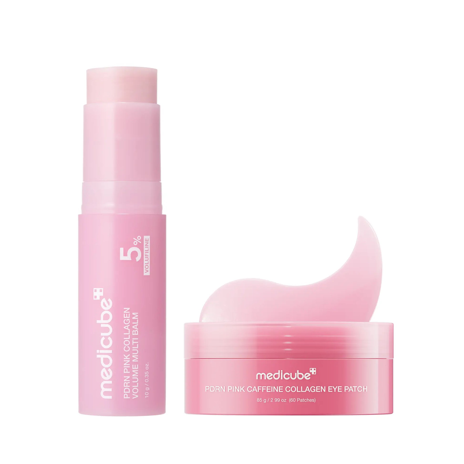 [NEW] [Medicube] PDRN Pink Collagen Volume Multi Balm | All in One Volufiline, PDRN, NAD Stick for Youthful-Looking, Helping Look of Fine Lines, Firming Care, Anti-Aging Care | for Under-Eyes, Neck, Forehead, Smile Lines, Lip Care | Korean Skincare
